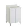 Waschtischschrank 60x50cm mit 2 Türen, Waschbecken und Ablage Edilla Montegrappa Sales