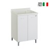 Waschtischschrank 60x50cm mit 2 Türen, Waschbecken und Ablage Edilla Montegrappa Verkauf