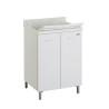 Waschtischschrank 60x50cm mit 2 Türen, Waschbecken und Ablage Edilla Montegrappa Aktion