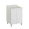 Waschbecken mit Abdeckung 60x60cm Waschtisch mit 2 Türen Edilla Montegrappa Angebot