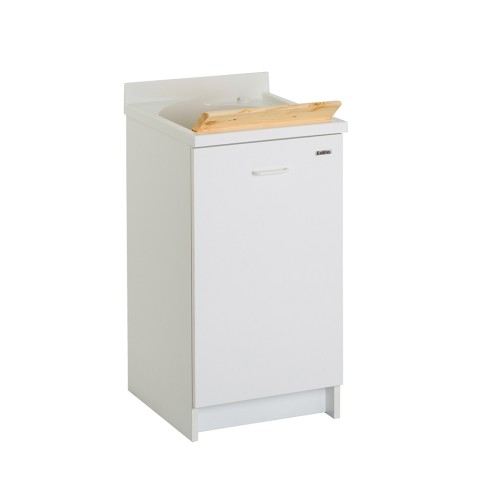 Waschtischunterschrank 45x50 cm mit Holzwäscheablage Edilla Montegrappa Aktion