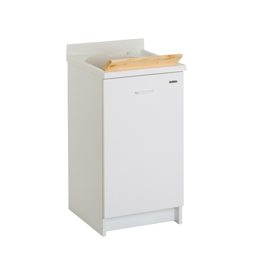 Waschtischunterschrank 45x50 cm mit Holzwäscheablage Edilla Montegrappa Aktion