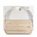 Waschtisch aus Holz mit 2 Türen 60x50cm Wäschezimmer Edilla Montegrappa Katalog
