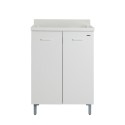Waschbeckenschrank Wäschepflege Holzplatte 2 Türen 60x60cm Edilla Montegrappa Sales