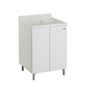 Waschtischunterschrank Waschbrett Holz 2 Türen 60x60cm Edilla Montegrappa Angebot