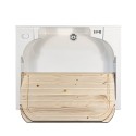 Waschtischunterschrank Waschbrett Holz 2 Türen 60x60cm Edilla Montegrappa Katalog
