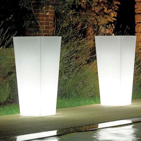Solar-LED-RGB-Außenblumentopf h102 Arkema Quadro für den Garten Aktion