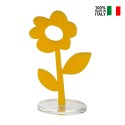 Bunter Pop-Art Blumen Dekofigur für Wohnzimmerregal Margherita Katalog