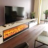 Elektrokamin zur Wandmontage 180 cm LED-Flamme 1500W Amiata Verkauf