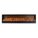 Moderner elektrischer Einbaukamin 1500W, 300cm, 6 Heizstufen Etna Angebot