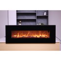 Moderner elektrischer Wandkamin mit realistischem Flammeneffekt 1500W Aprica Sales