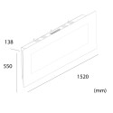 Moderner elektrischer Wandkamin mit realistischem Flammeneffekt 1500W Aprica Katalog