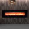 Elektrischer Kamin mit LED-Flammeneffekt 1500W zur Wandmontage Pordoi Verkauf