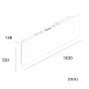 Elektrischer Kamin mit LED-Flammeneffekt 1500W zur Wandmontage Pordoi Katalog