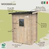 Gartenhaus aus Holz für Werkzeuge und Geräte Hobby 146x98 Verkauf