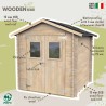 Garten- und Geräteschuppen aus Holz Hobby 198x198 PD Verkauf