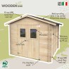 Garten-Holzhaus für Werkzeuge mit Doppeltür Hobby 248x248 Verkauf