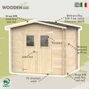 Gartenhaus aus Holz für Werkzeuge DoppelTür Hobby 248x198 Verkauf