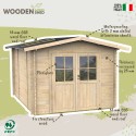 Gartenhaus aus Holz für Gartengeräte Box Opera 249x249 Verkauf
