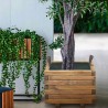 Holzpflanztopf 40x40cm für Garten- und Terrassenpflanzen außen Gladys Aktion