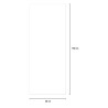 Holzgitter 60x180cm für Kletterpflanzen Garten Terrasse Angebot