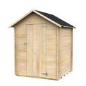 Gartenholzhaus für Geräte mit Einzeltür 146x130 cm Marcella Angebot