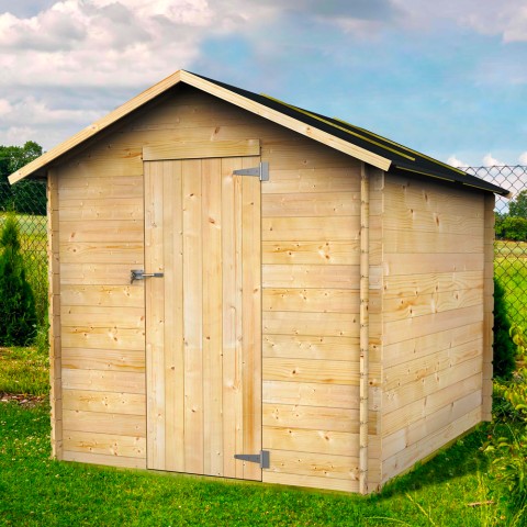 Garten-Gerätehaus aus Holz 178x218cm mit Einzel­tür Formia Aktion