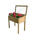 Erhöhtes Gartenbeet Basil aus Holz für Samen und Pflanzen 50x100cm Verkauf