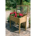Erhöhtes Gartenbeet Basil aus Holz für Samen und Pflanzen 50x100cm Angebot