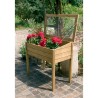 Erhöhtes Gartenbeet Basil aus Holz für Samen und Pflanzen 50x100cm Angebot