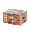 Olive Brennholz 240kg für Kamin in Box auf Palette Olivetto Rabatte