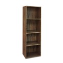 Bücherregal Wohnzimmer Büro 4 Regalböden 40x132 cm Holzregal Duval Eigenschaften