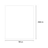 Grüner Kunstrasenteppich für innen und außen, 100 cm x 25 m, Modell Smeraldo Sales