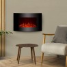 Elektrischer Kamin San Diego - Wandheizung mit LED-Flammeneffekt, umweltfreundlich Aktion