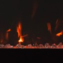 Elektrischer Wandkamin mit mehrfarbigem LED-Flammenlicht Dallas Rabatte