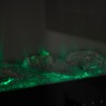 Elektrischer Wandkamin mit mehrfarbigem LED-Flammenlicht Dallas Lagerbestand
