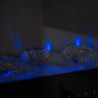 Elektrischer Wandkamin mit mehrfarbigem LED-Flammenlicht Dallas Auswahl