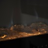 Elektrischer Wandkamin mit mehrfarbigem LED-Flammenlicht Dallas Modell