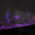 Elektrischer Wandkamin mit mehrfarbigem LED-Flammenlicht Dallas Maße
