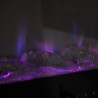 Elektrischer Wandkamin mit mehrfarbigem LED-Flammenlicht Dallas Maße
