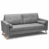 Couch Sofa Modern Design Skandinavisch Stil Stoff 3-Sitzer Wohnzimmer Küche Acquamarina