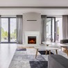 Elektrischer Standkamin mit weißem Holzrahmen Cambridge Aktion