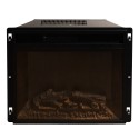 Elektrischer Kamin Standkamin aus Holz Weiß L 89,5 x H90,5 x T28 Jefferson Rabatte