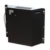 Elektrischer Kamin Standkamin aus Holz Weiß L 89,5 x H90,5 x T28 Jefferson Lagerbestand
