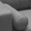 Couch Sofa Modern Design Skandinavisch Stil Stoff 3-Sitzer Wohnzimmer Küche Acquamarina
