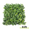 Gartenzaun künstliche Hecke Sichtschutz 4 Stück 50x50cm Lauro Ceraso Plus Verkauf