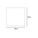 Gartenzaun künstliche Hecke Sichtschutz 4 Stück 50x50cm Lauro Ceraso Plus Angebot