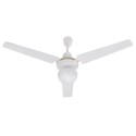 Moderner Deckenventilator Weiß 3 Flügel 120cm mit Licht 70W Hitz Aktion