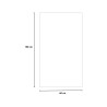 Universelles Rollo-Moskitonetz 60x150cm für Fenster Easy-Up B Modell