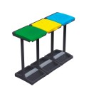 Müllsackhalter 3-fach Abfalltrennsystem Mr.B Tris Aktion